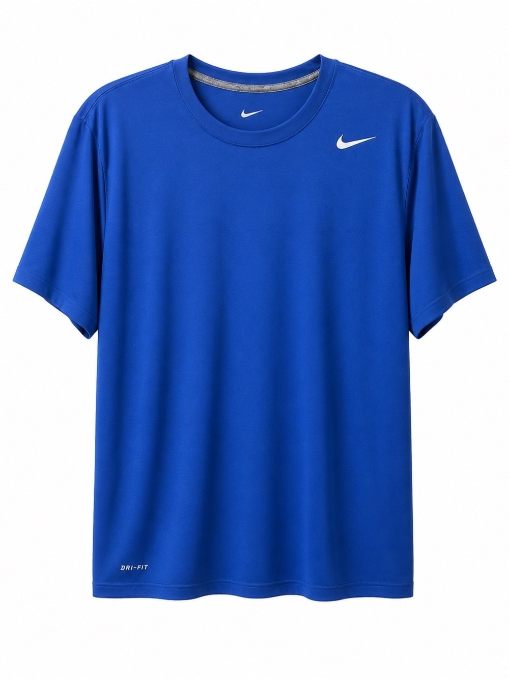 NIKE ,MEN,DARK ROYAL BLUE,DRI-FIT,SHORT SLEEVE,ATHLETIC T-SHIRT.SIZE-LAR…